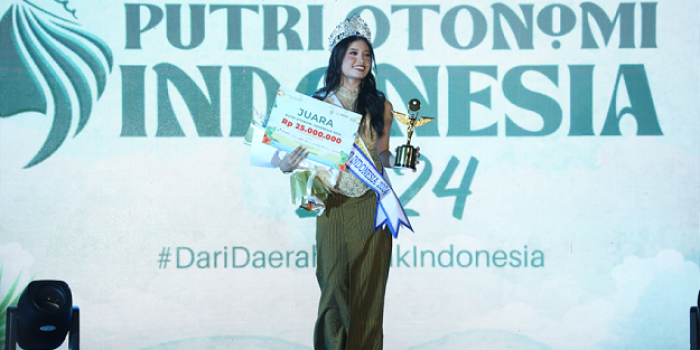 Raphaella Chayla Shaka Sandang Gelar Juara Putri Otonomi Indonesia 2024